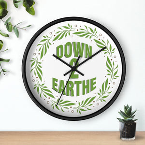 Down2Earthe Wall Clock | Down2Earthe.com