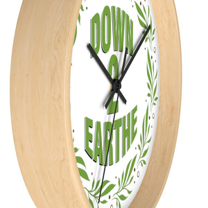 Down2Earthe Wall Clock | Down2Earthe.com