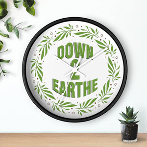 Down2Earthe Wall Clock | Down2Earthe.com