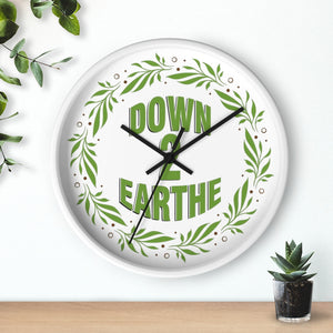 Down2Earthe Wall Clock | Down2Earthe.com