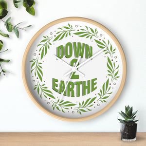 Down2Earthe Wall Clock | Down2Earthe.com