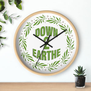 Down2Earthe Wall Clock | Down2Earthe.com