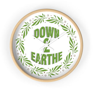 Down2Earthe Wall Clock | Down2Earthe.com