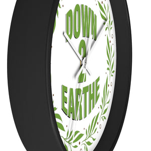 Down2Earthe Wall Clock | Down2Earthe.com