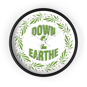 Down2Earthe Wall Clock | Down2Earthe.com